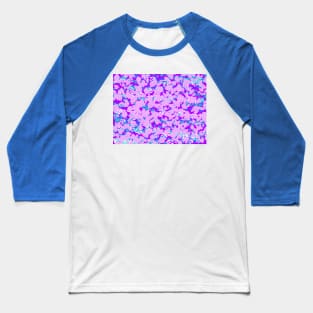 Colorful leafy print Baseball T-Shirt